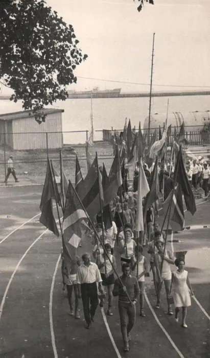 массовая сдача норм ГТО 1972г