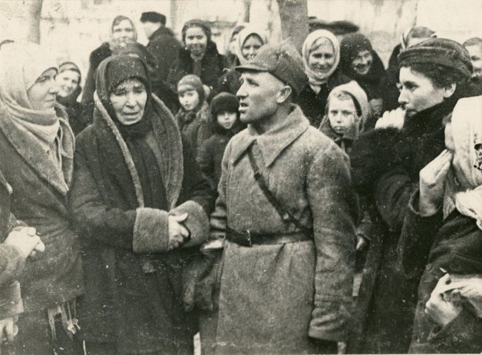 Красноармеец ЯковГандин 12 февраля 1943г Фото Евгения Халдея